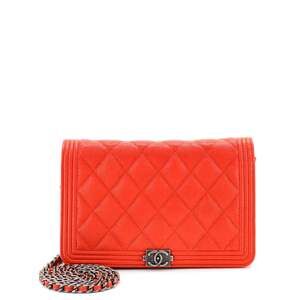 Chanel Boy Wallet On Chain Quilted #227569C29B